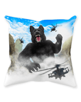 'Kong-Dogg' Personalized Pet Throw Pillow