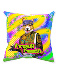 'The Fresh Pooch' Personalized Pet Throw Pillow