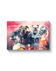 'New England Doggos' Personalized 2 Pet Canvas