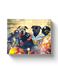 'Pittsburgh Doggos' Personalized 2 Pet Canvas