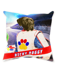 'Ricky Doggy' Personalized Pet Throw Pillow