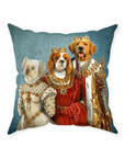 'The Royal Family' Personalized 3 Pet Throw Pillow