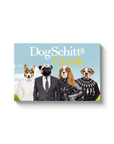 'DogSchitt's Creek' Personalized 4 Pet Canvas
