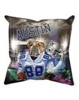 'Dallas Doggos' Personalized Pet Throw Pillow