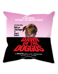 'Dawn of the Doggos' Personalized Pet Throw Pillow