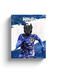 'Japan Doggos Soccer' Personalized Pet Canvas