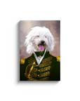 'The Green Admiral' Personalized Pet Canvas