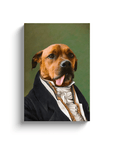 The Ambassador: Personalized Pet Canvas