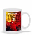'Montenegro Doggos Soccer' Personalized Pet Mug