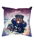 'Houston Doggos' Personalized Pet Throw Pillow