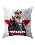 'Falcon Doggo' Personalized Pet Throw Pillow