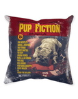 'Pup Fiction' Personalized Pet Throw Pillow