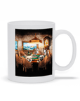 'The Poker Players' Personalized 5 Pet Mug