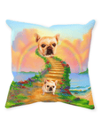 'The Rainbow Bridge' Personalized Throw Pillow