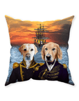 'The Explorers' Personalized 2 Pet Throw Pillow
