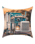 'The Truckers' Personalized 3 Pet Throw Pillow