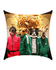 'Squid Paws' Personalized 4 Pet Throw Pillow