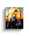 'Wolverine Dog' Personalized Pet Canvas