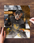 'Las Vegas Doggos Hockey' Personalized Pet Puzzle