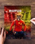'Spain Doggos Soccer' Personalized Pet Puzzle