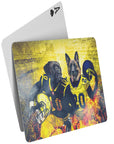'Michigan Doggos' Personalized 2 Pet Playing Cards