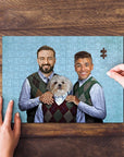'Step Doggo/Humans' Personalized Puzzle