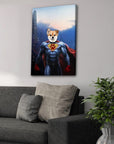 'Super Dog' Personalized Pet Canvas
