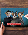 'Trailer Park Dogs' Personalized 3 Pet Puzzle