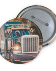 The Trucker(s) ( 1 - 4 Pets) Custom Pin