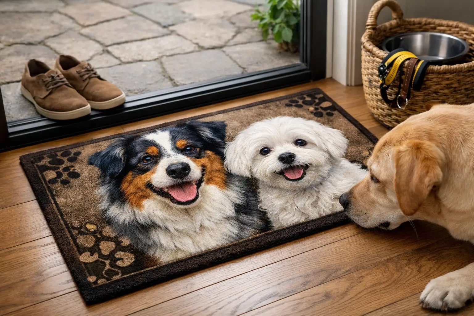 Personalized Dog Doormat That Gets Noticed