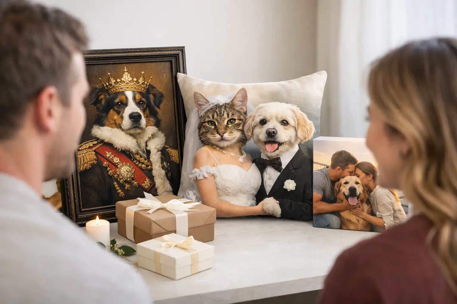 Best Pet Photo Gift for Couples Ideas