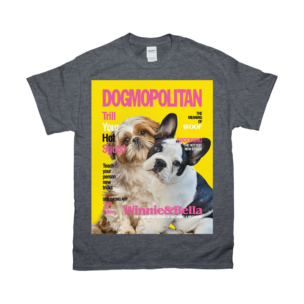 &#39;Dogmopolitan&#39; Personalized 2 Pet T-Shirt