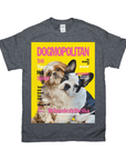 Camiseta personalizada con 2 mascotas 'Dogmopolitan'