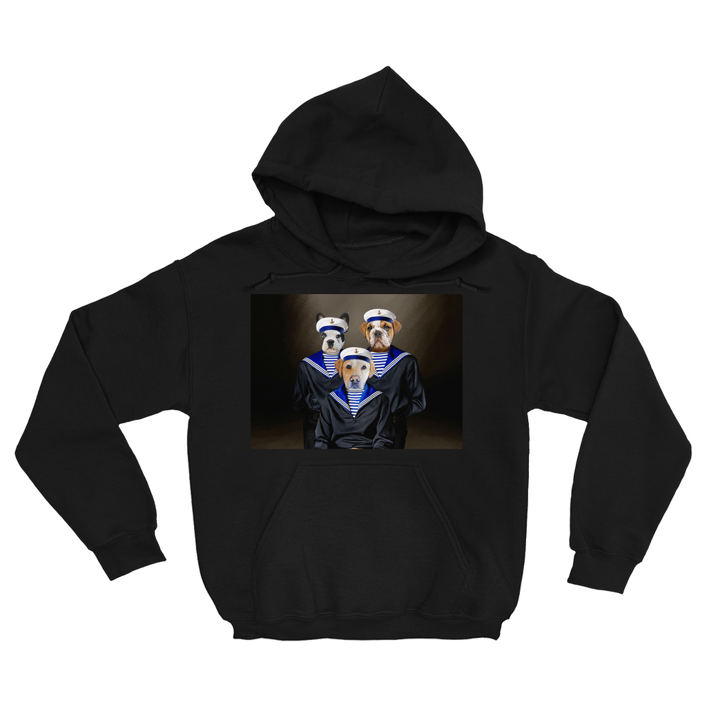 &#39;The Sailors&#39; Personalized 3 Pet Hoody