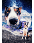 'Doggo in Space' Personalized Mini Portrait