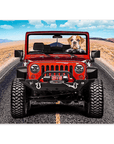 'The Yeep Cruiser' Personalized Pet Mini Portrait