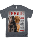 Camiseta personalizada para 2 mascotas 'Dogue'