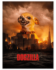 'Dogzilla' Personalized Pet Mini Portrait