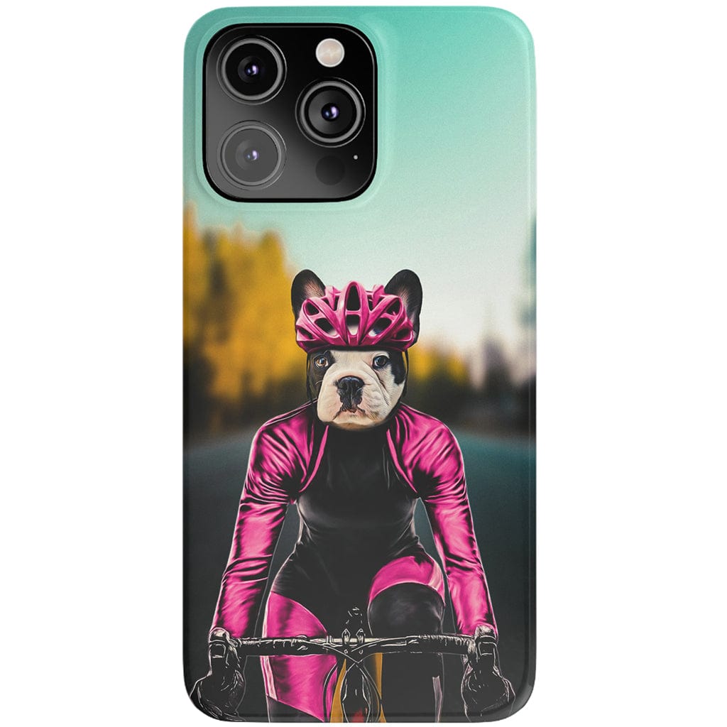 &#39;The Female Cyclist&#39; Personalized Phone Case