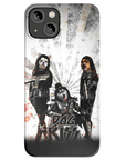 'Kiss Doggos' Personalized 3 Pet Phone Case