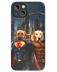 'Superdog & Aquadog' Personalized 2 Pet Phone Case