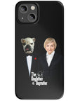Funda personalizada para teléfono humano o mascota 'The Dogfather &amp; Dogmother'