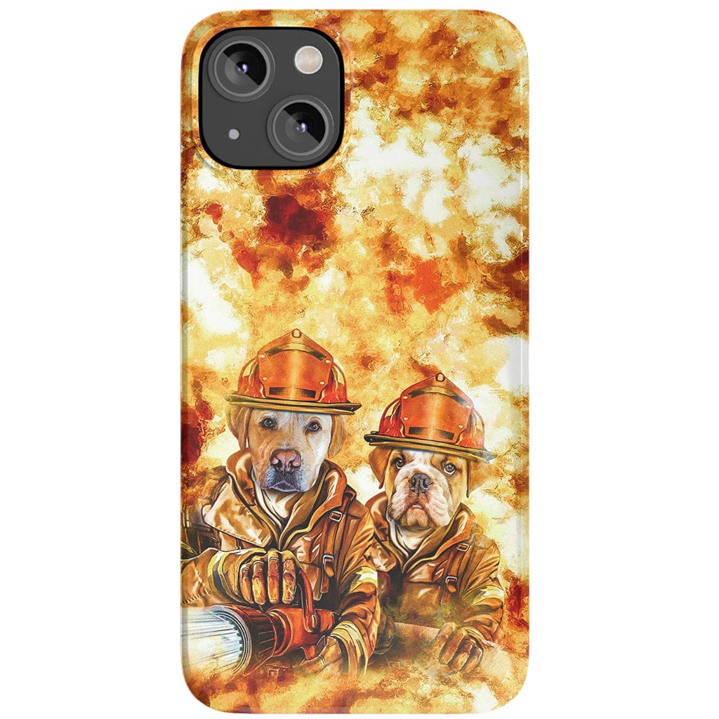 &#39;The Firefighters&#39; Personalized 2 Pet Phone Case