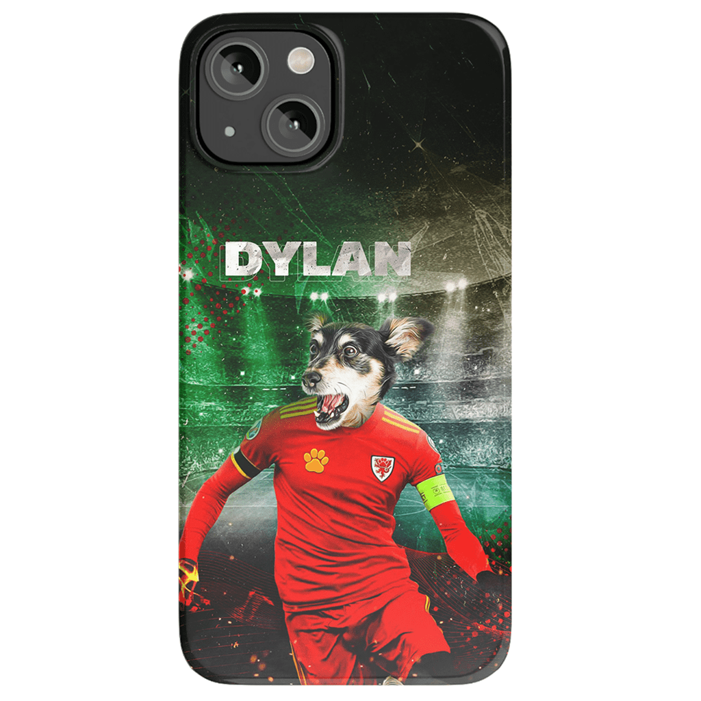 &#39;Wales Doggos Soccer&#39; Personalized Phone Case