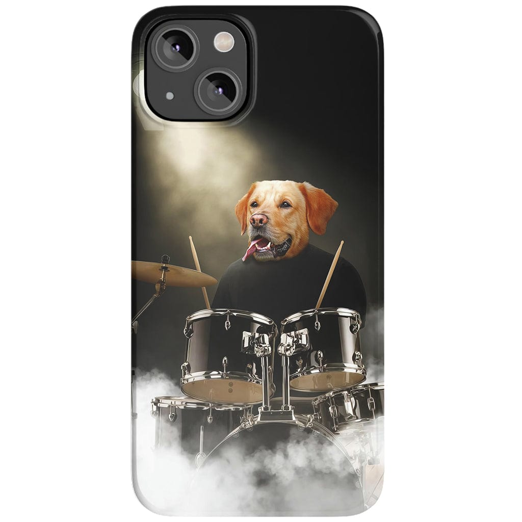 &#39;The Drummer&#39; Personalized Phone Case