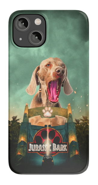 &#39;Jurassic Bark&#39; Personalized Phone Case