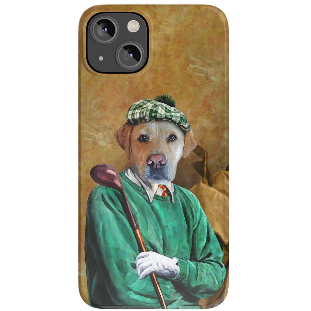 &#39;The Golfer&#39; Personalized Phone Case