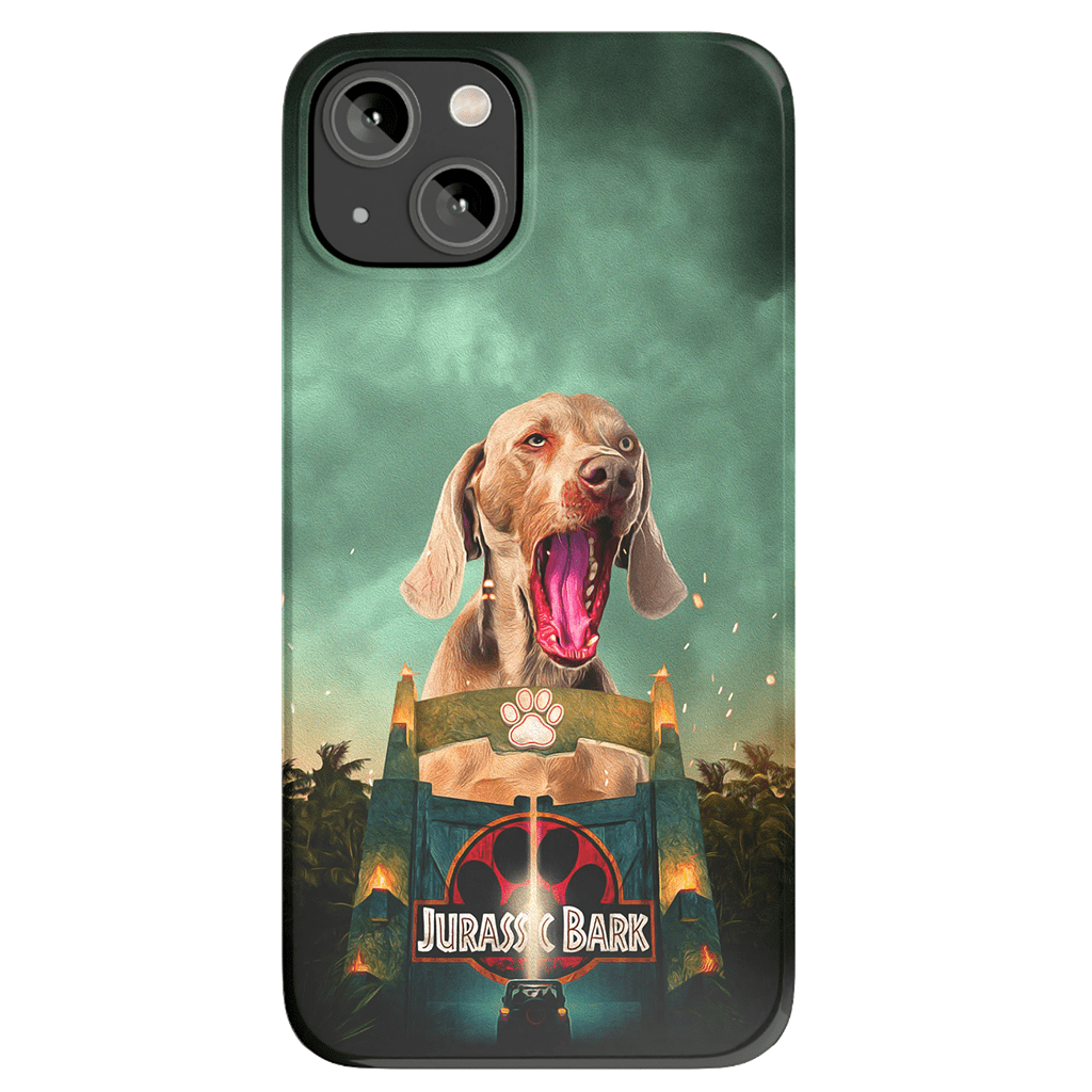 &#39;Jurassic Bark&#39; Personalized Phone Case