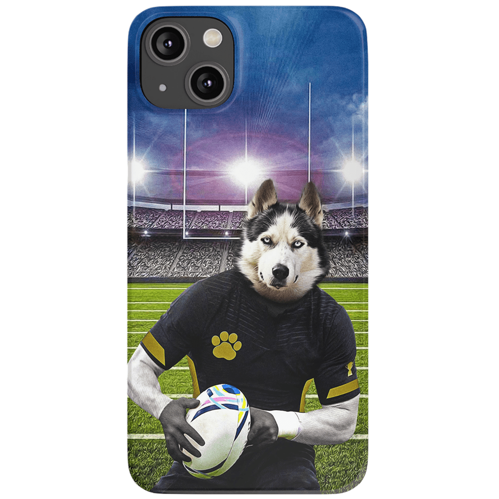 &#39;The Rugby Player&#39; Personalized Phone Case