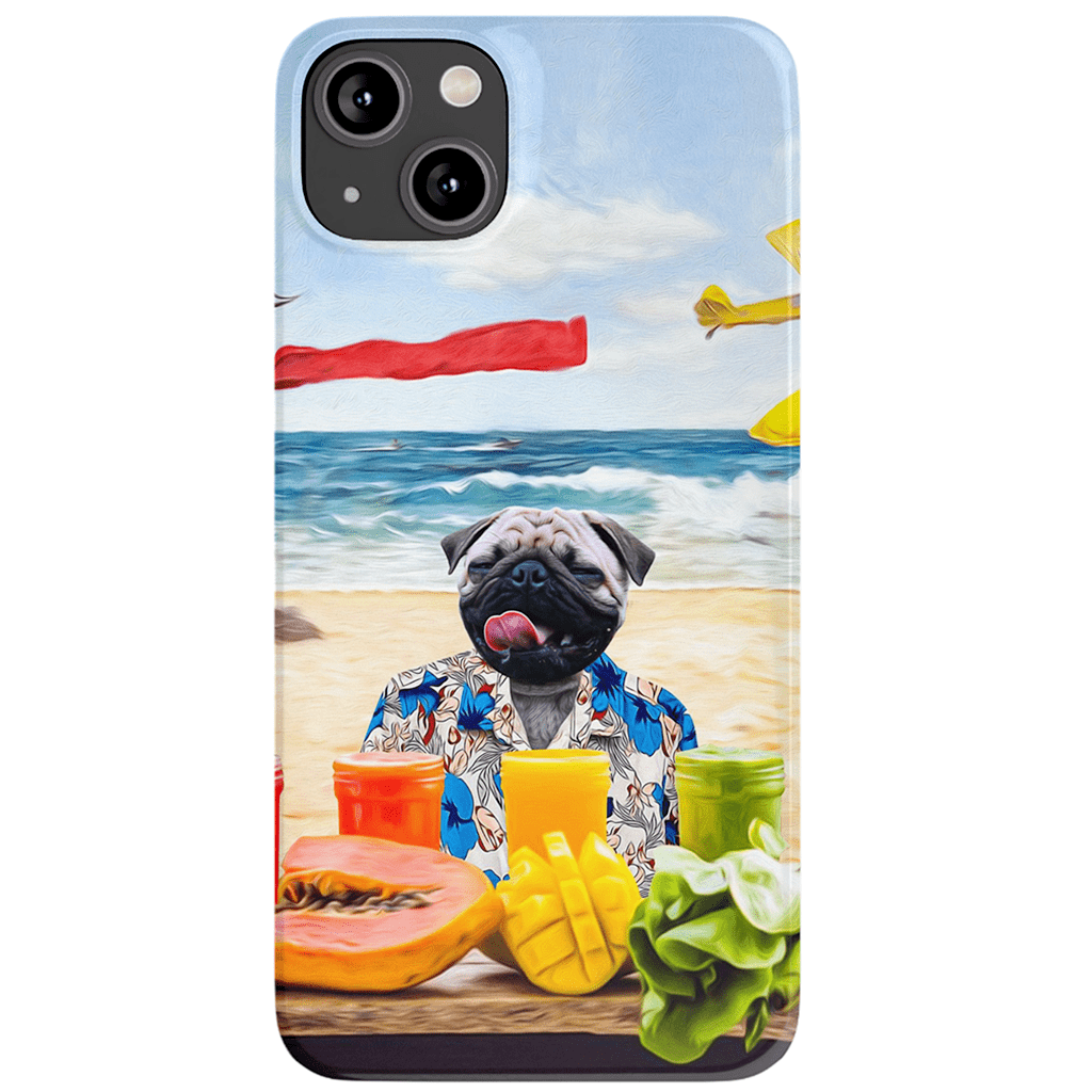 &#39;The Beach Dog&#39; Personalized Phone Case